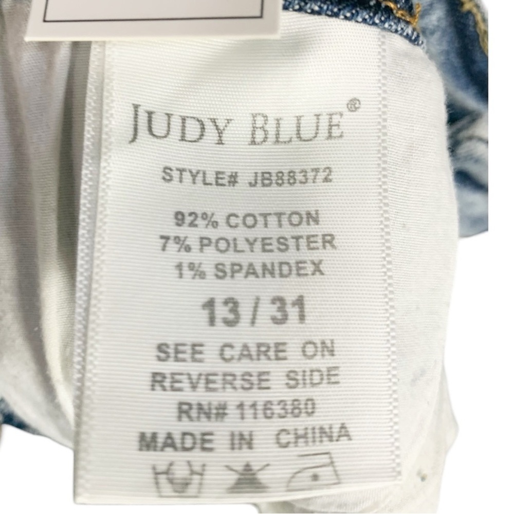 Judy Blue Distressed Slim Fit Jeans Size 31 - Picture 10 of 10